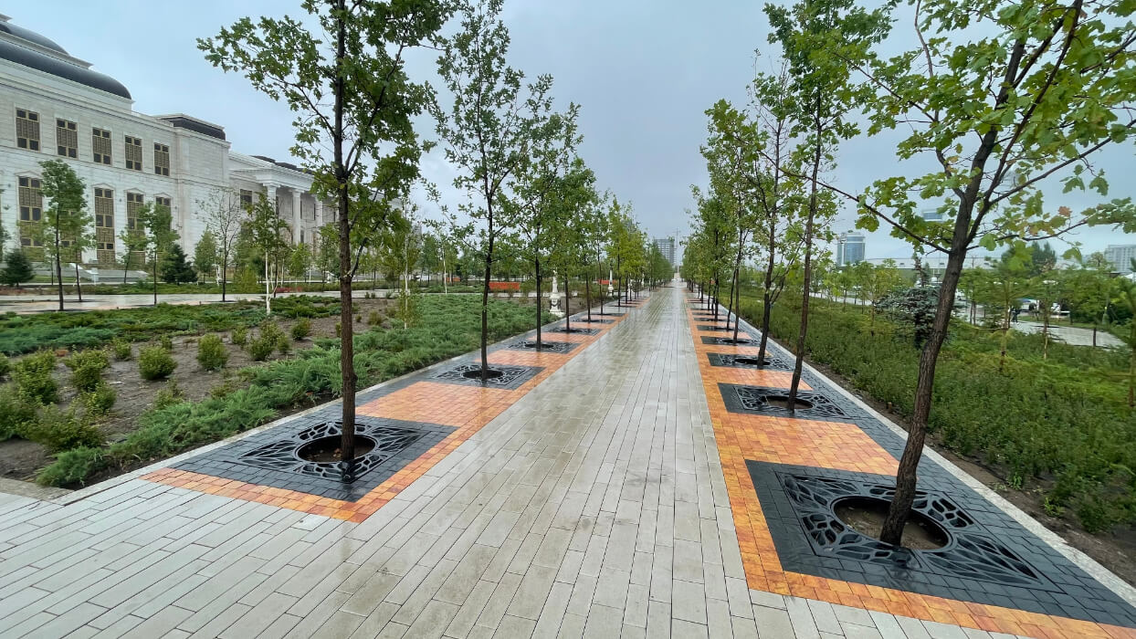 Приствольная решетка для дерева ZKING CRUST 1.2х1.2м Черная в Сибае фото