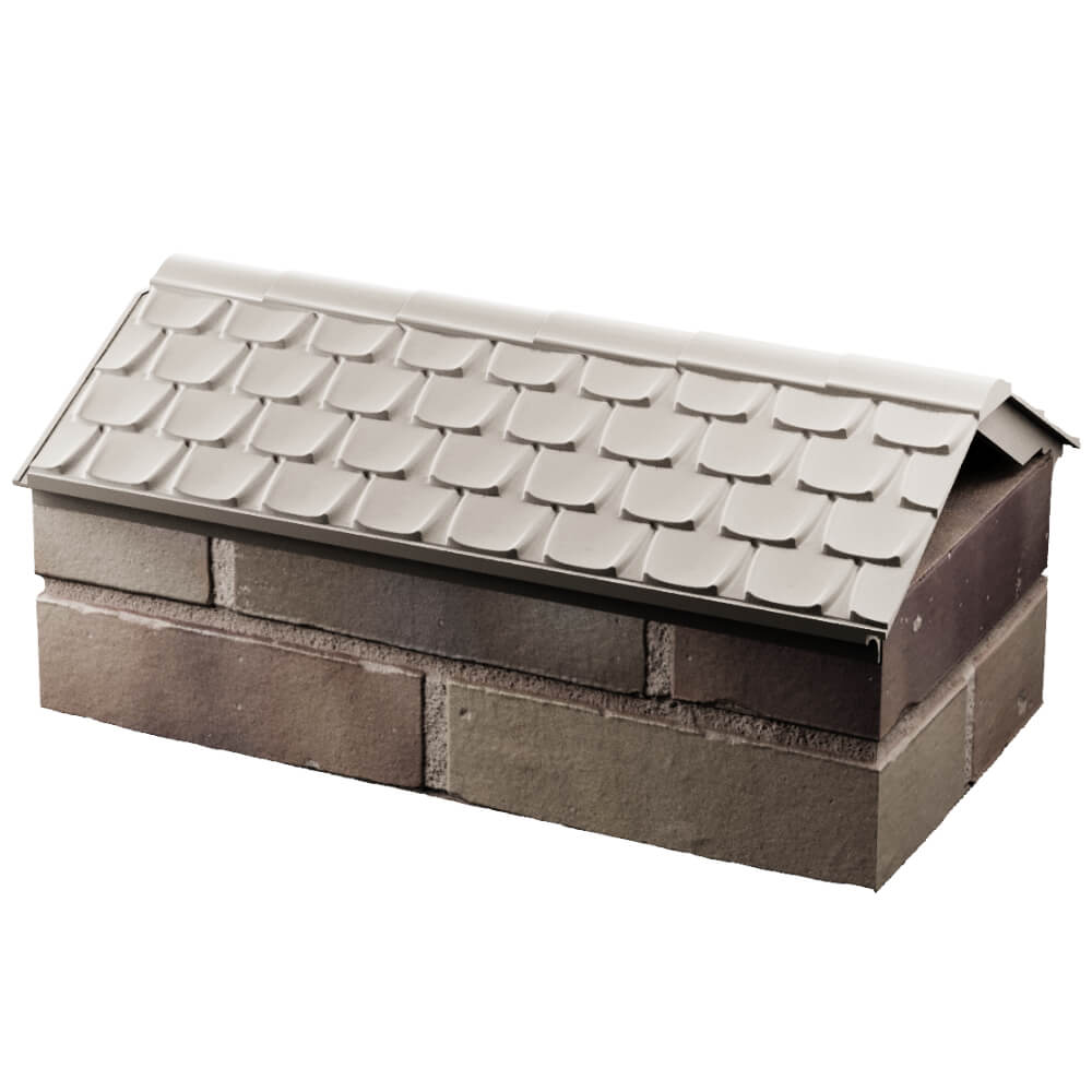 Парапет Zking Эльбрус Бежевый с посадкой на 1 кирпич (255мм) в Сибае фото