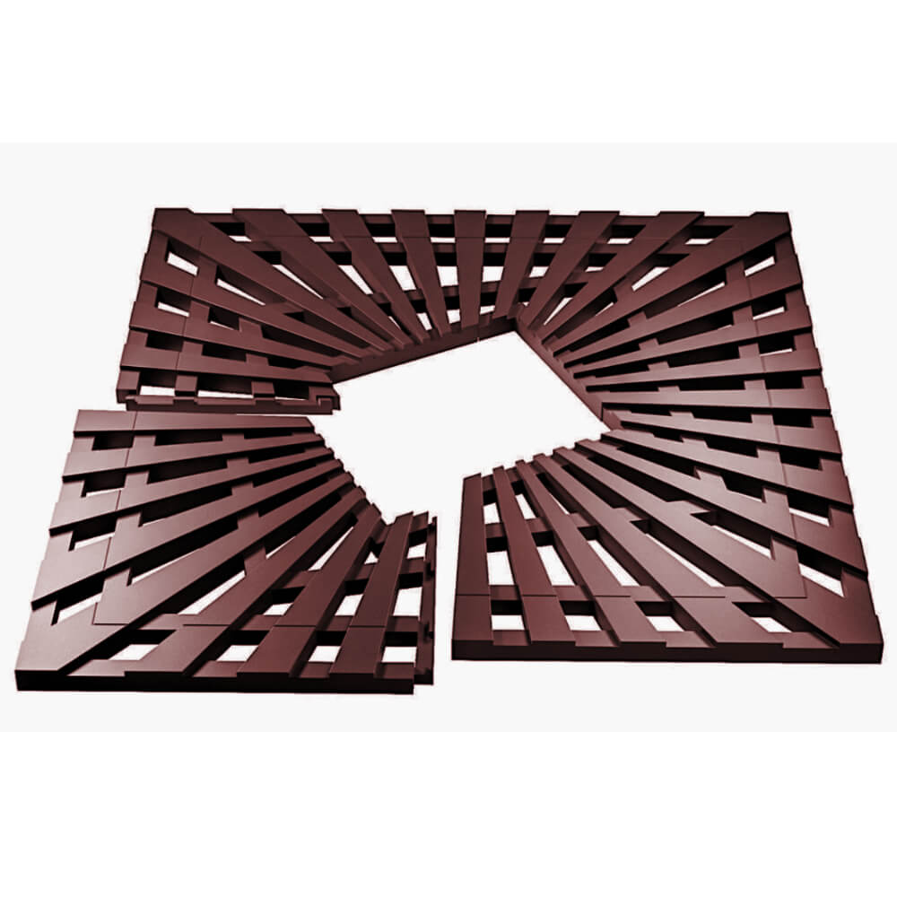 Приствольная решетка для дерева ZKING ATMOSPHERE 1.2х1.2м Коричневая в Сибае фото