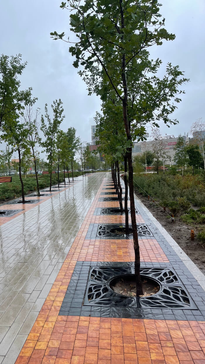 Приствольная решетка для дерева ZKING CRUST 1.2х1.2м Черная в Сибае фото