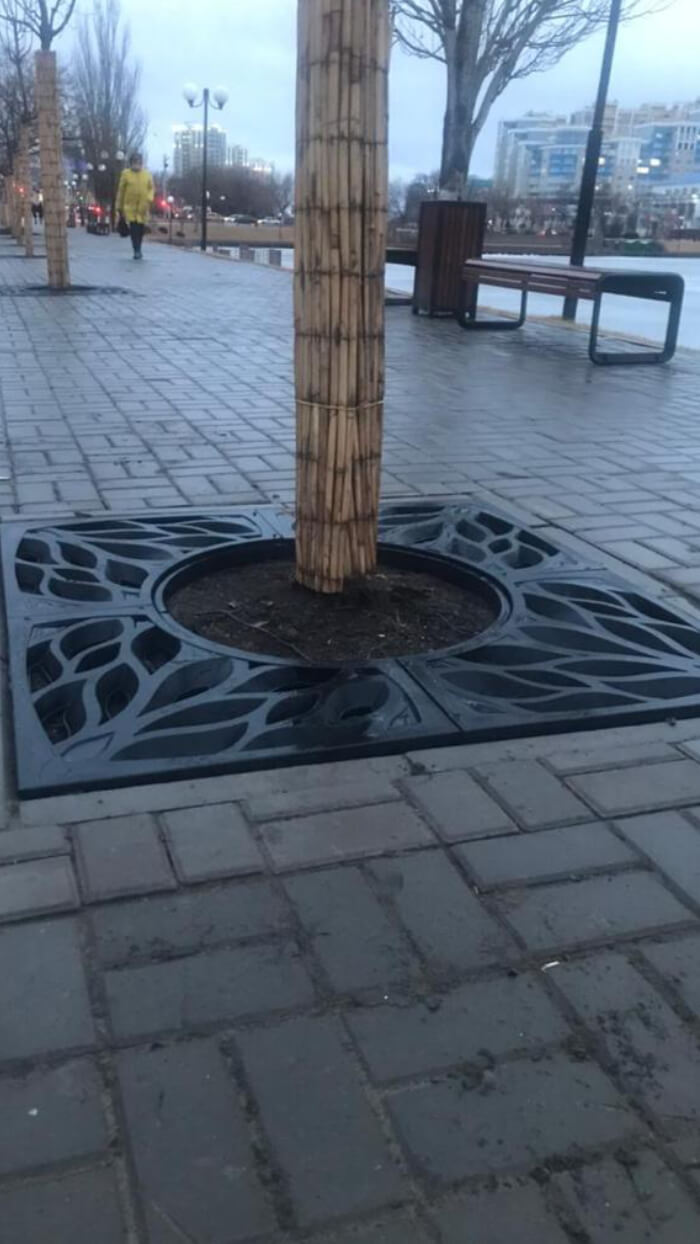 Приствольная решетка для дерева ZKING CRUST 1.2х1.2м Черная в Сибае фото