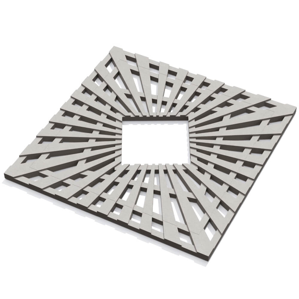 Приствольная решетка для дерева ZKING ATMOSPHERE 1.2х1.2м Бежевая в Сибае фото