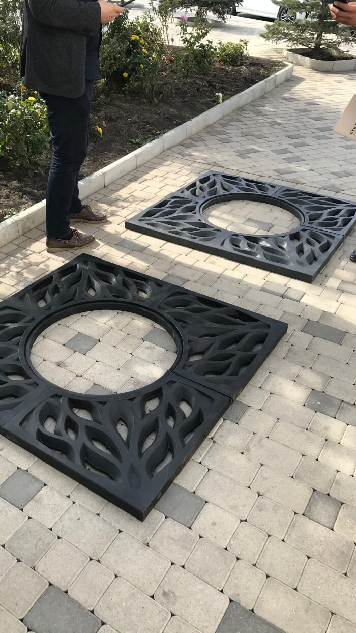 Приствольная решетка для дерева ZKING CRUST 1.2х1.2м Черная в Сибае фото