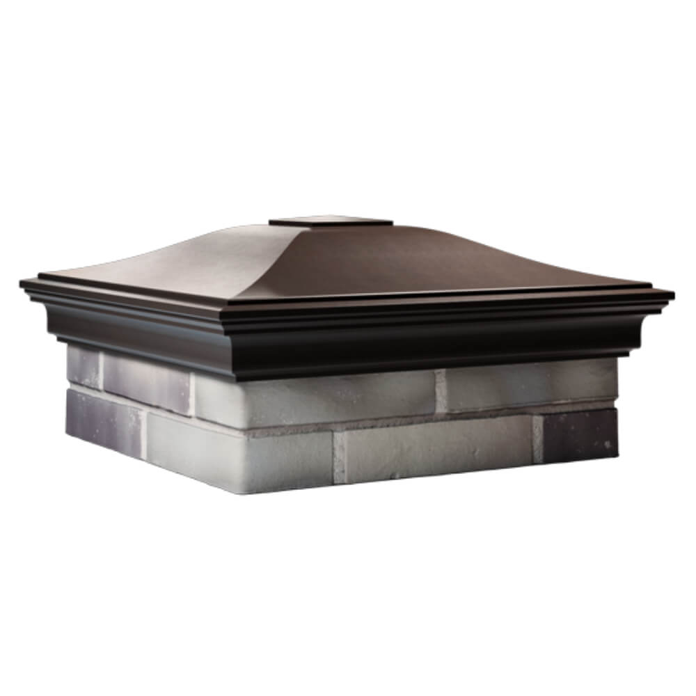 Колпак Zking Монблан Коричневый на столб 2х2 кирпича (515х515мм) в Сибае фото