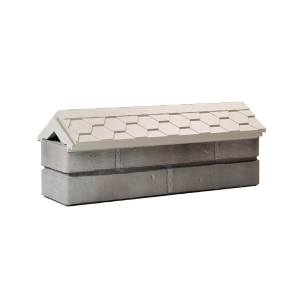 Парапет Zking Эверест Бежевый с посадкой на 0.5 кирпича (130мм) Сибай фото