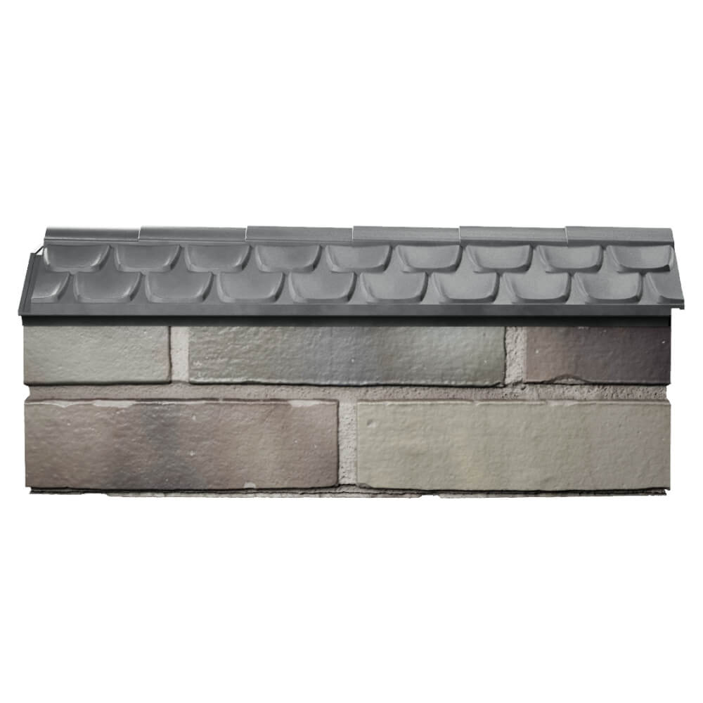 Парапет Zking Эльбрус Серый с посадкой на 0.5 кирпича (130мм) в Сибае фото