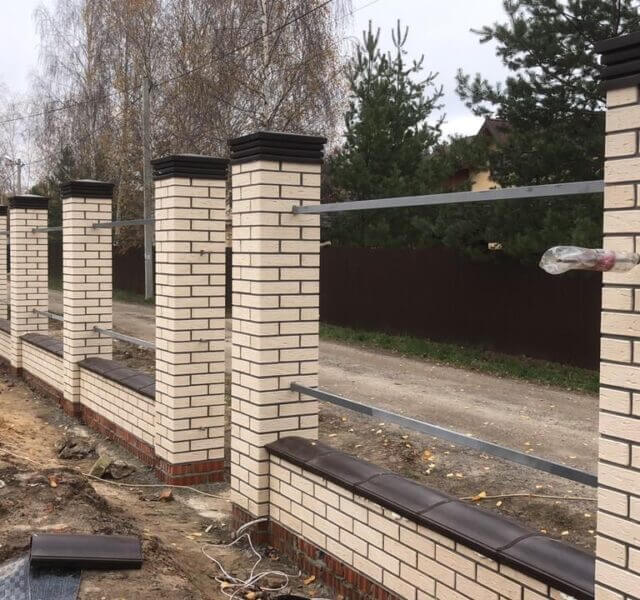 Колпак Zking Бона ХайТек Коричневый на столб 1.5х1.5 кирпича (385х385мм) в Сибае фото