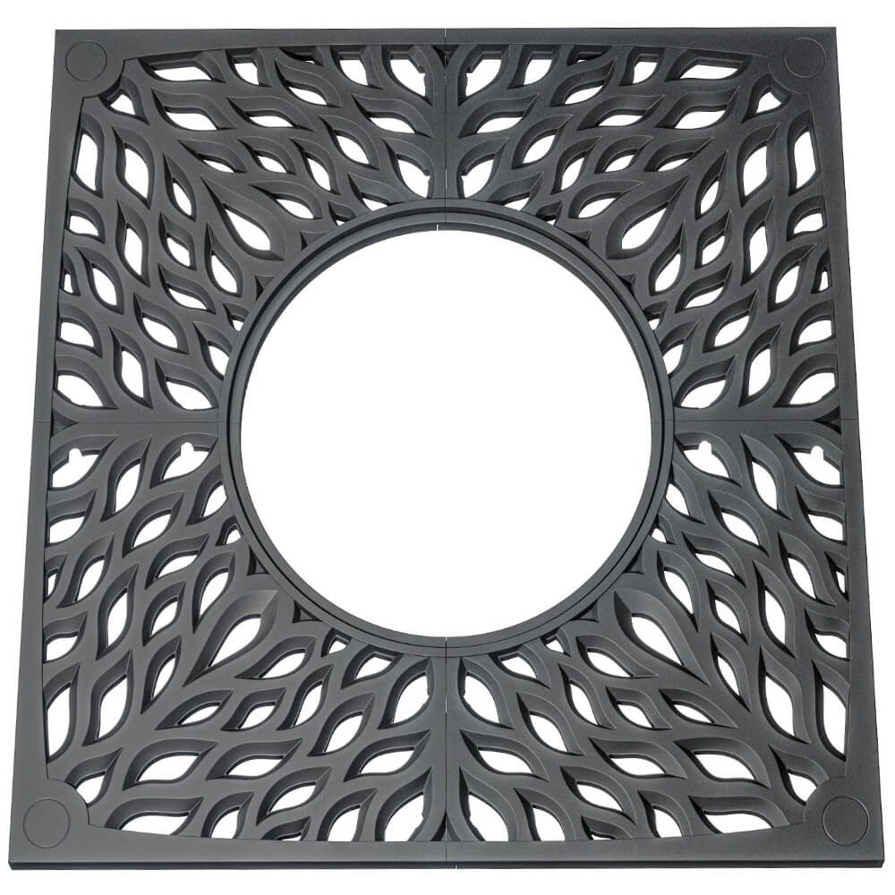 Приствольная решетка для дерева ZKING CRUST 2х2м Черная Сибай фото