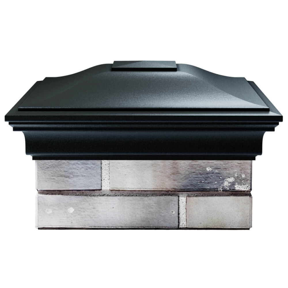 Колпак Zking Монблан Черный на столб 1.5х1.5 кирпича (385х385мм) Сибай фото