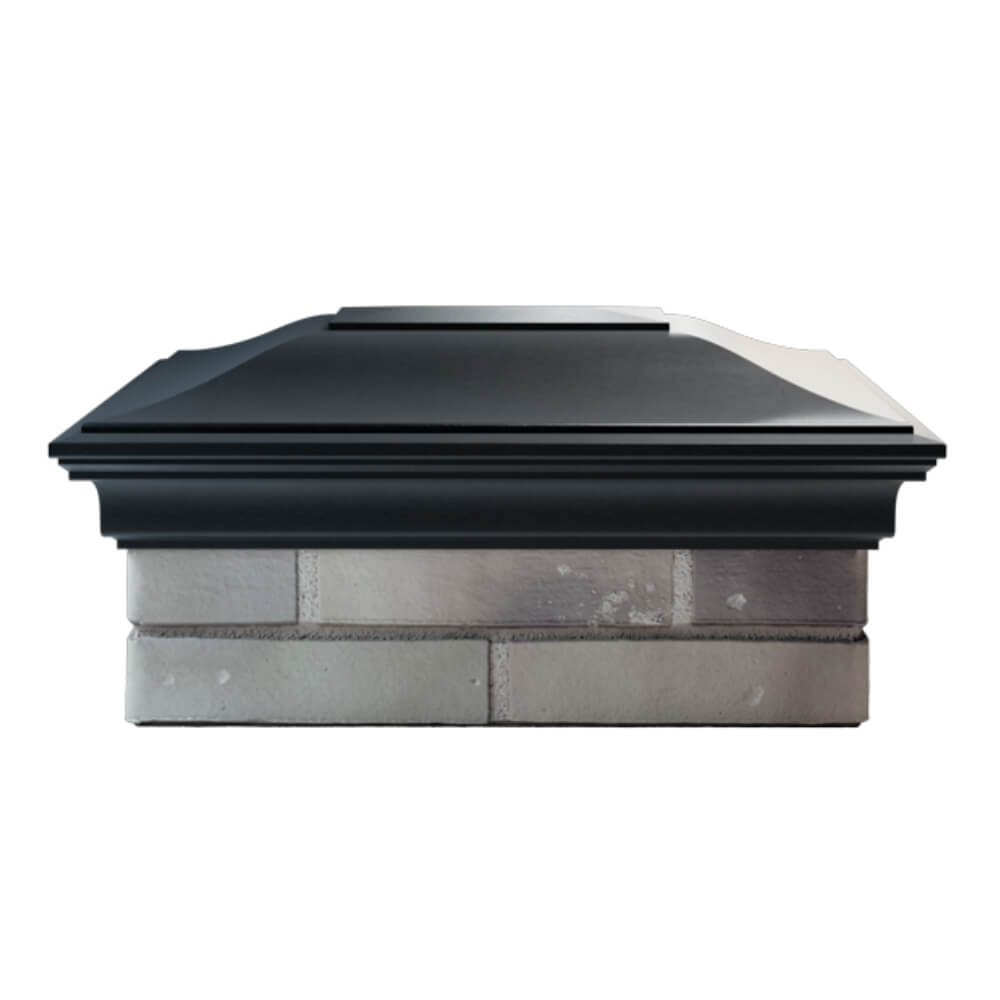 Колпак Zking Монблан Черный на столб 2х1.5 кирпича (515х385мм) в Сибае фото