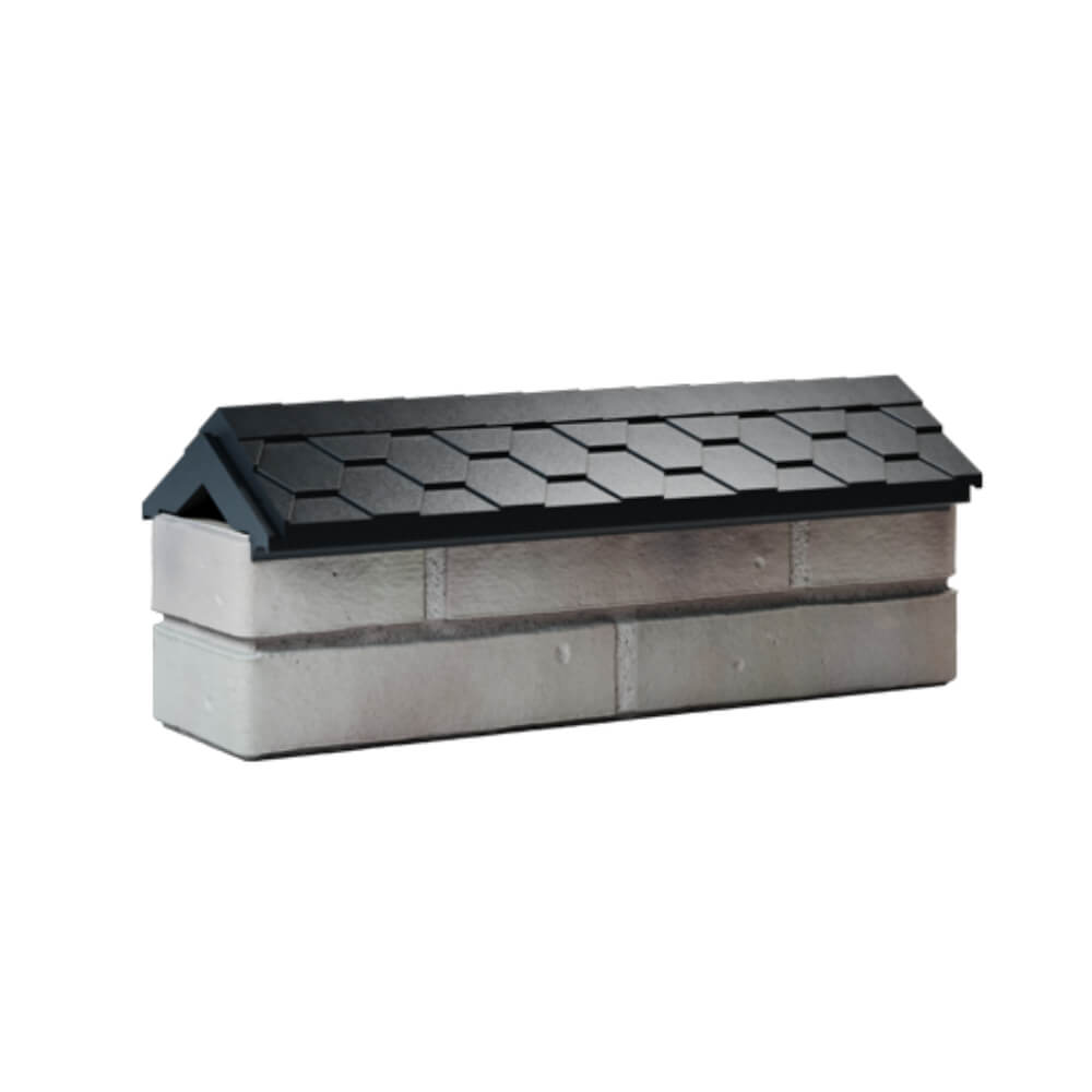 Парапет Zking Эверест Черный с посадкой на 0.5 кирпича (130мм) Сибай фото