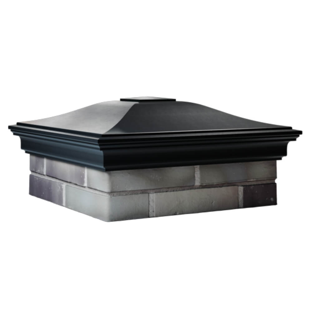 Колпак Zking Монблан Черный на столб 2х2 кирпича (515х515мм) в Сибае фото