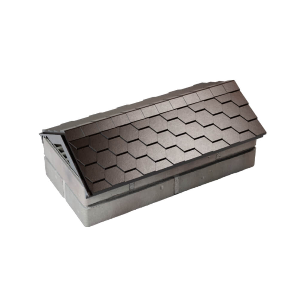 Парапет Zking Эверест Коричневый с посадкой на 1 кирпич (200/225/255мм) в Сибае фото