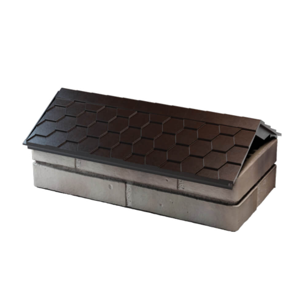 Парапет Zking Эверест Коричневый с посадкой на 1 кирпич (200/225/255мм) в Сибае фото