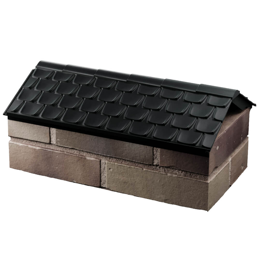 Парапет Zking Эльбрус Черный с посадкой на 1 кирпич (255мм) в Сибае фото