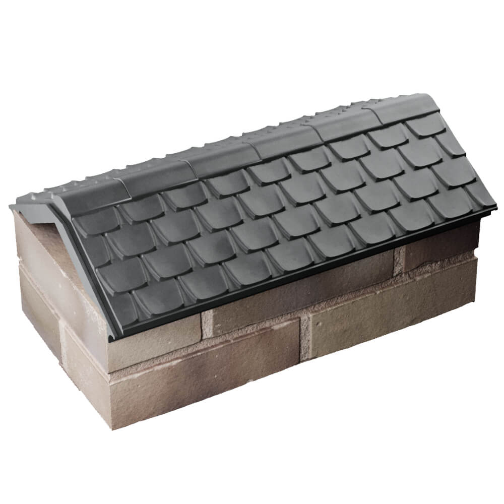 Парапет Zking Эльбрус Серый с посадкой на 1 кирпич (255мм) в Сибае фото