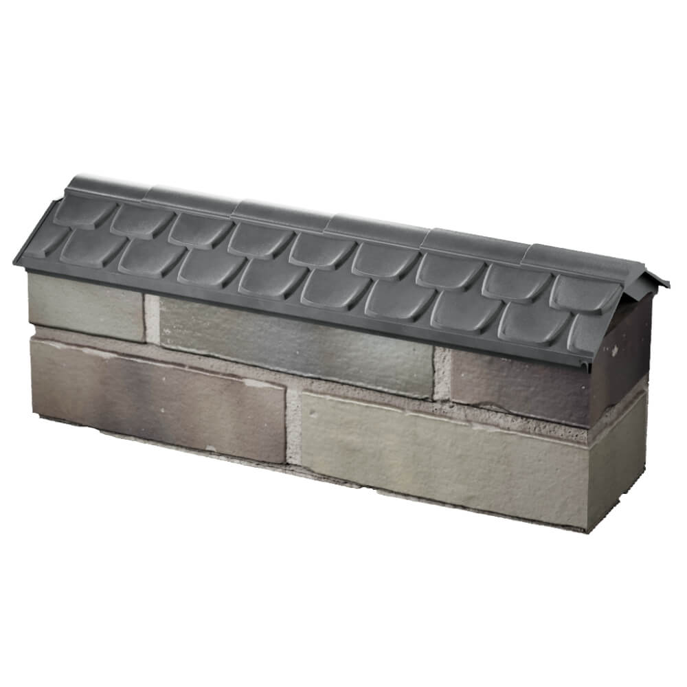 Парапет Zking Эльбрус Серый с посадкой на 0.5 кирпича (130мм) в Сибае фото