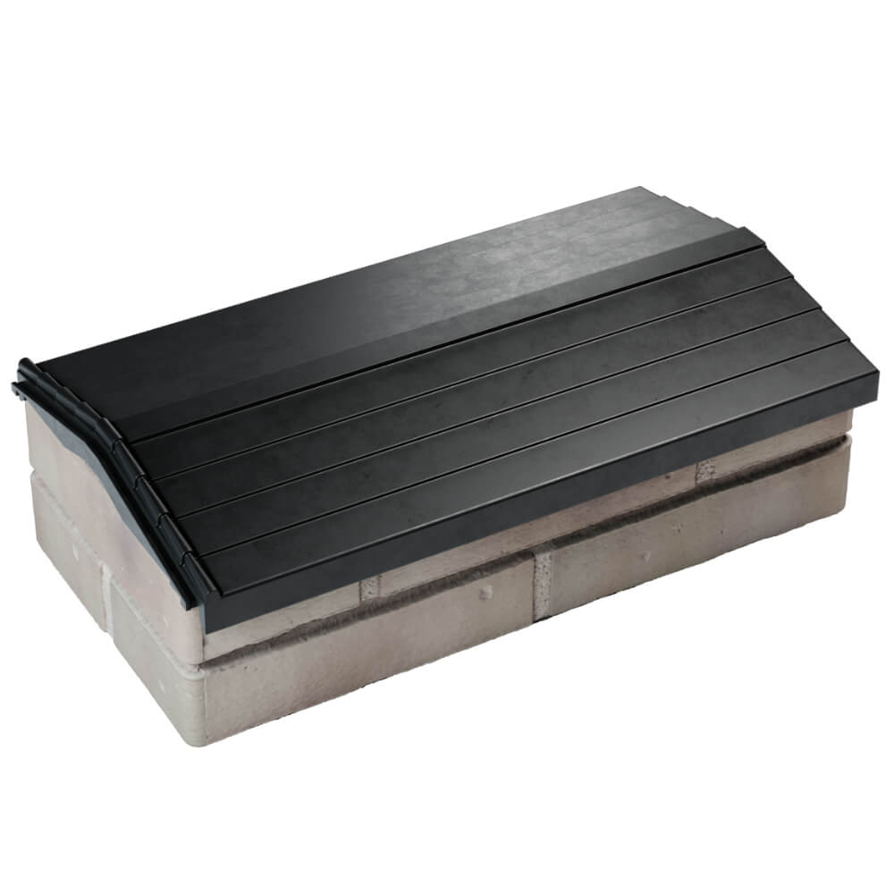 Парапет Zking Бона ХайТек Черный с посадкой на 1 кирпич (200/225/255мм) в Сибае фото