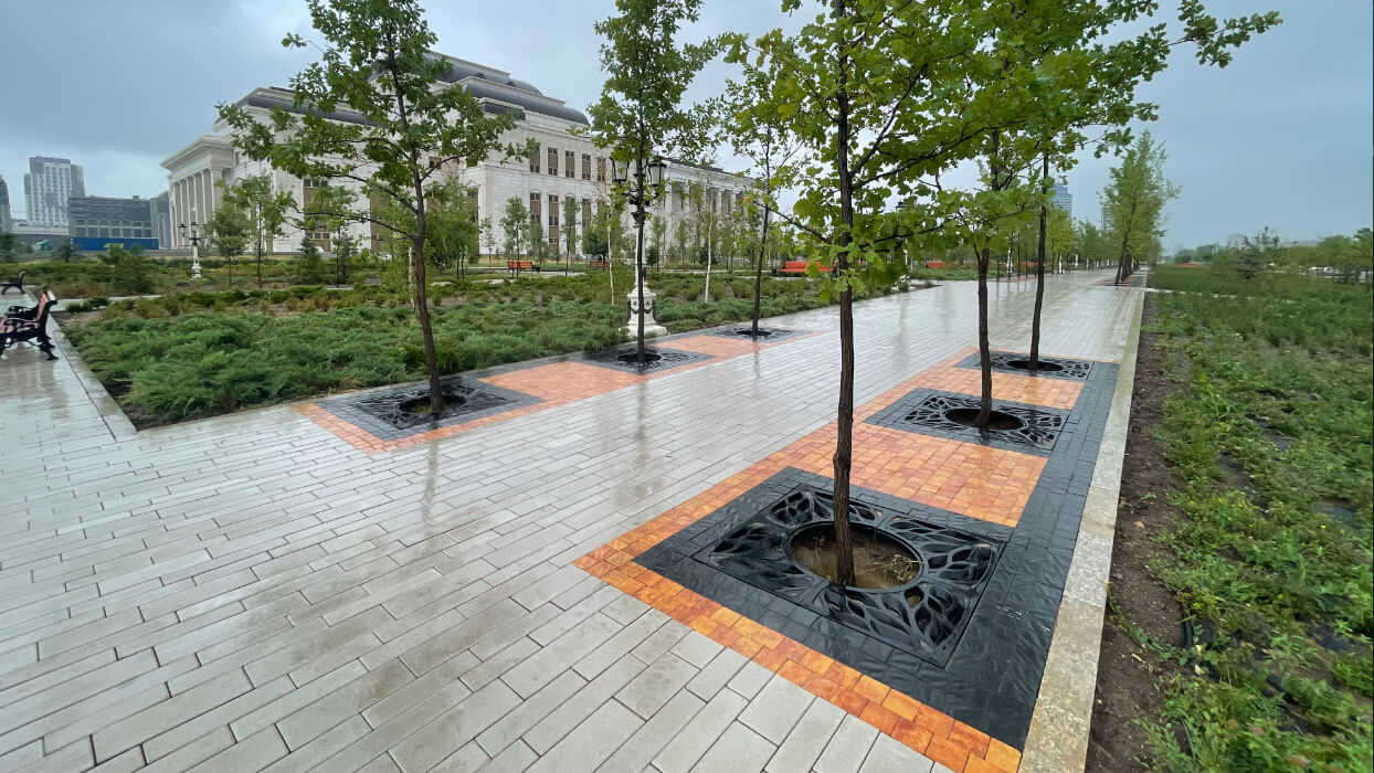 Приствольная решетка для дерева ZKING CRUST 1.2х1.2м Черная в Сибае фото