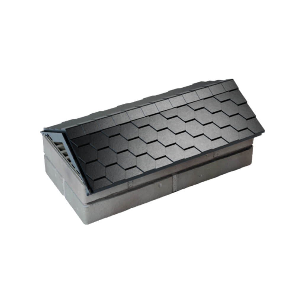 Парапет Zking Эверест Черный с посадкой на 1 кирпич (200/225/255мм) в Сибае фото