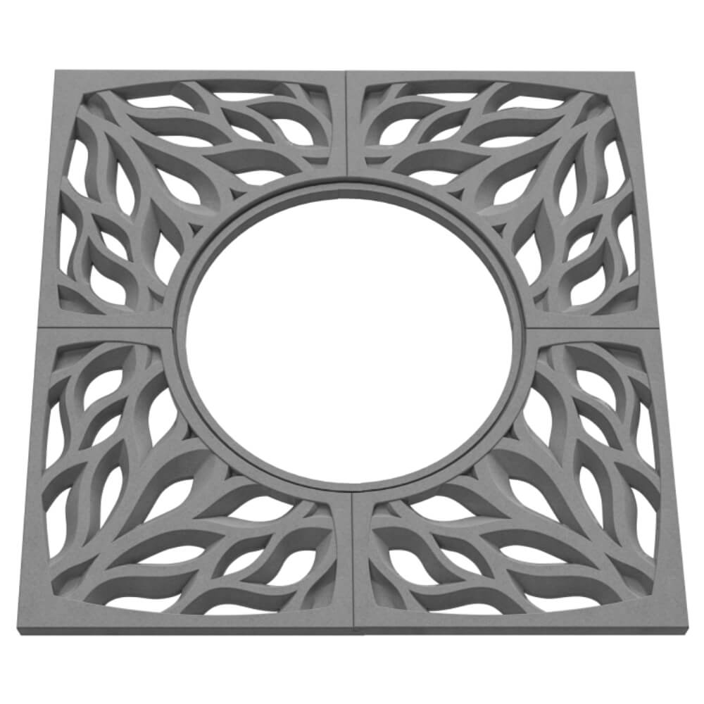 Приствольная решетка для дерева ZKING CRUST 1.2х1.2м Серая в Сибае фото