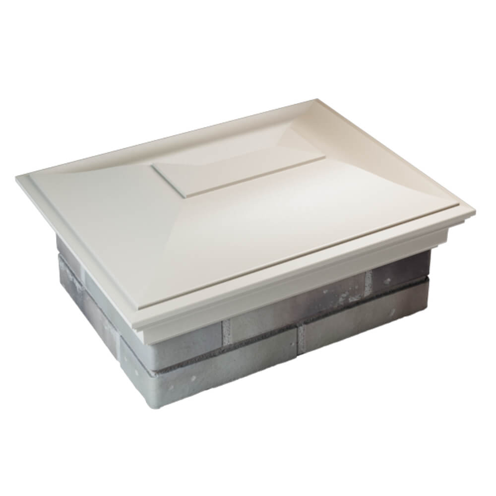 Колпак Zking Монблан Бежевый на столб 2х1.5 кирпича (515х385мм) Сибай фото