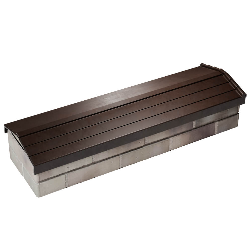 Парапет Zking Бона ХайТек Коричневый посадка на 0.5 кирпича (130мм) в Сибае фото