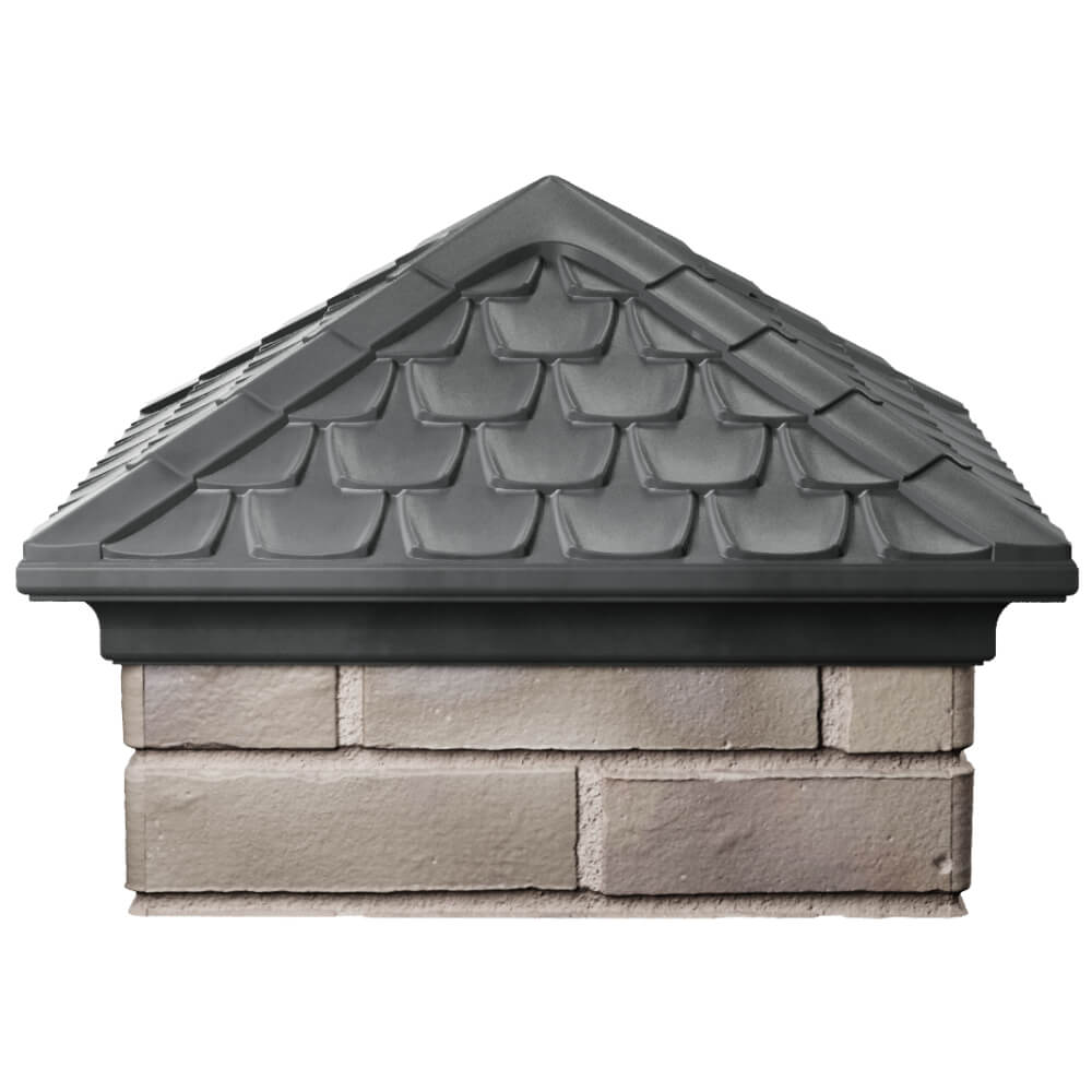 Колпак Zking Эльбрус Серый на столб 1.5х1.5 кирпича (385х385мм) Сибай фото