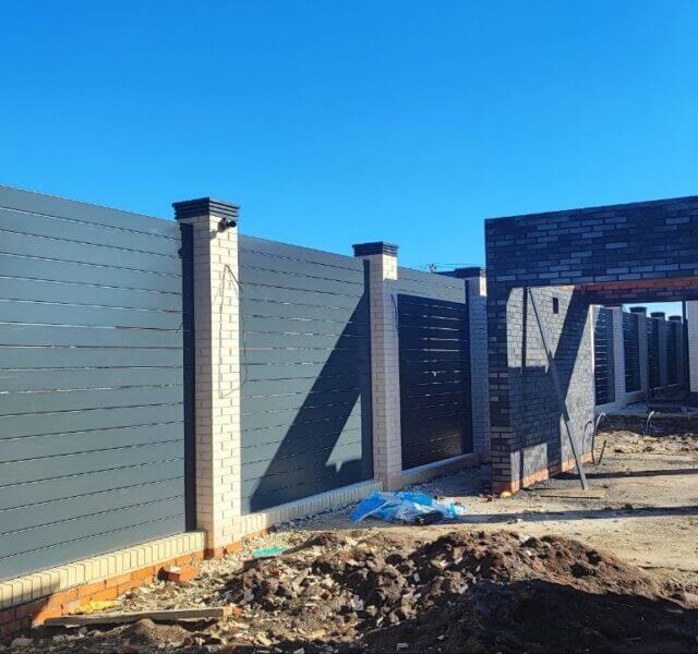 Колпак Zking Бона ХайТек Серый на столб 1.5х1.5 кирпича (385х385мм) в Сибае фото