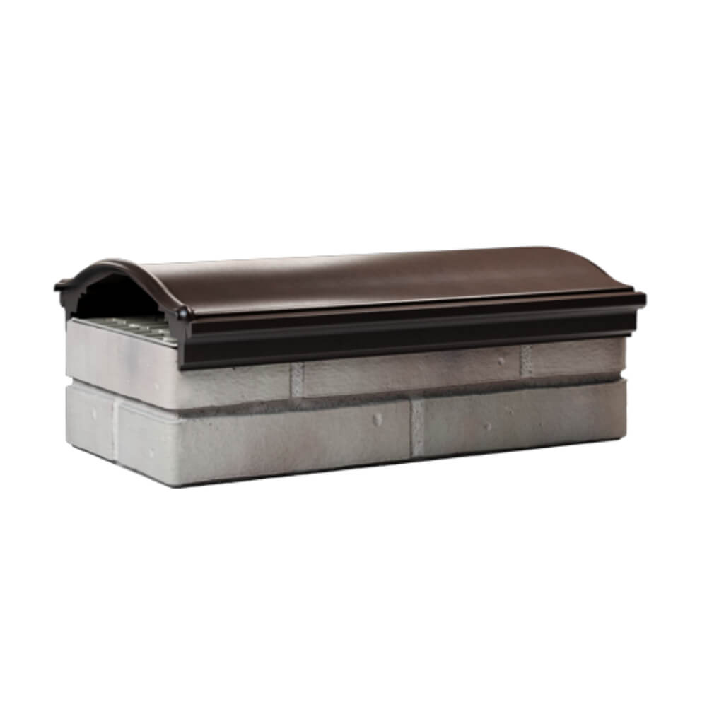 Парапет Zking Монблан Коричневый посадка на 1 кирпич (200/225/255мм) Сибай фото