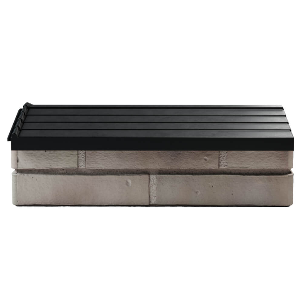 Парапет Zking Бона ХайТек Черный с посадкой на 1 кирпич (200/225/255мм) в Сибае фото