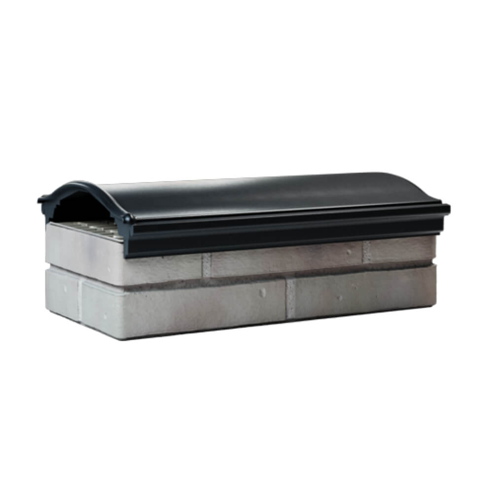 Парапет Zking Монблан Черный посадка на 1 кирпич (200/225/255мм) Сибай фото