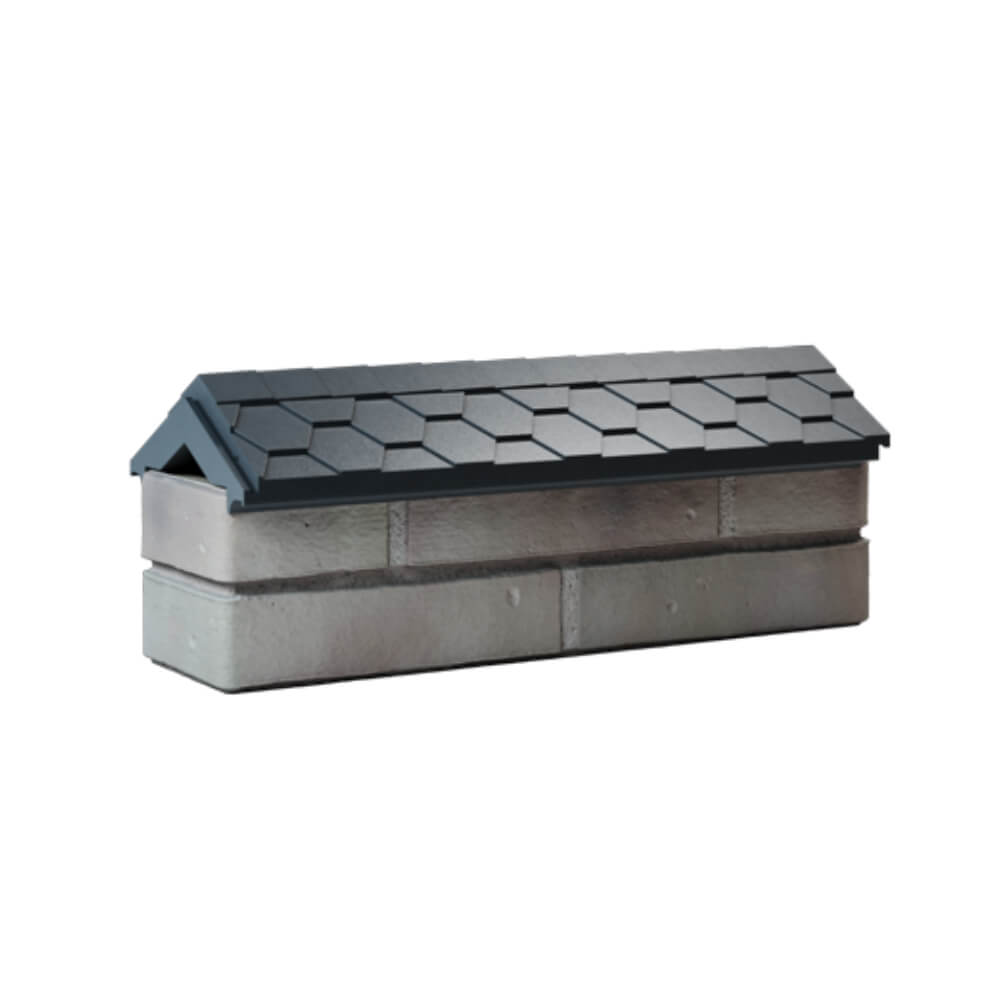 Парапет Zking Эверест Серый с посадкой на 0.5 кирпича (130мм) Сибай фото