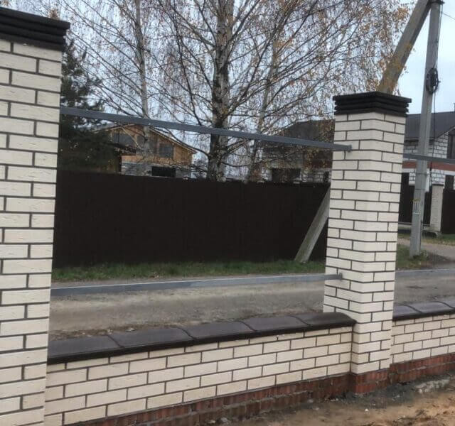 Колпак Zking Бона ХайТек Коричневый на столб 1.5х1.5 кирпича (385х385мм) в Сибае фото