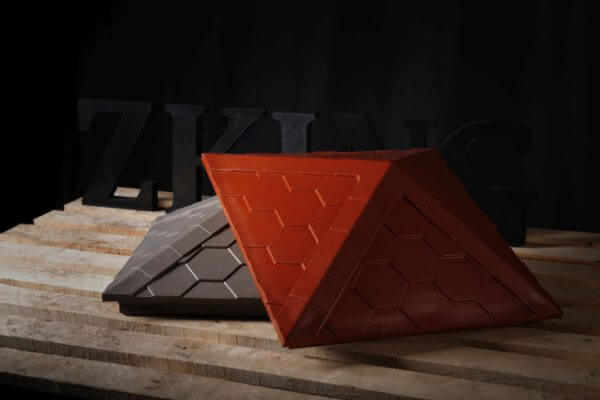 Колпак Zking Эверест Красный на столб 1.5х1.5 кирпича (390х390мм) в Сибае фото