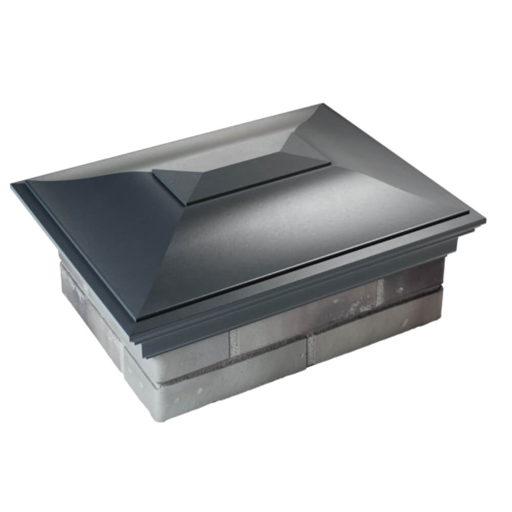 Колпак Zking Монблан Серый на столб 2х1.5 кирпича (515х385мм) Сибай фото