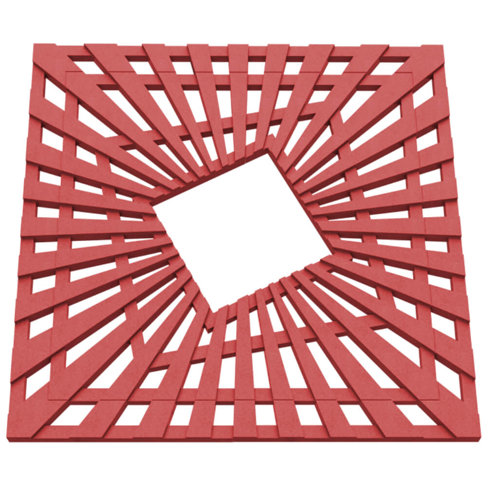 Приствольная решетка для дерева ZKING ATMOSPHERE 1.2х1.2м Красная в Сибае фото