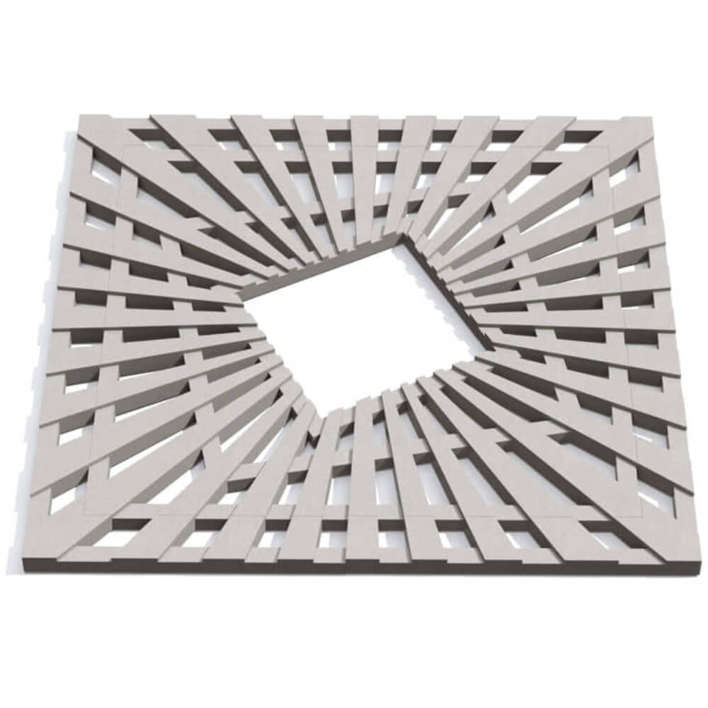 Приствольная решетка для дерева ZKING ATMOSPHERE 1.2х1.2м Бежевая Сибай фото