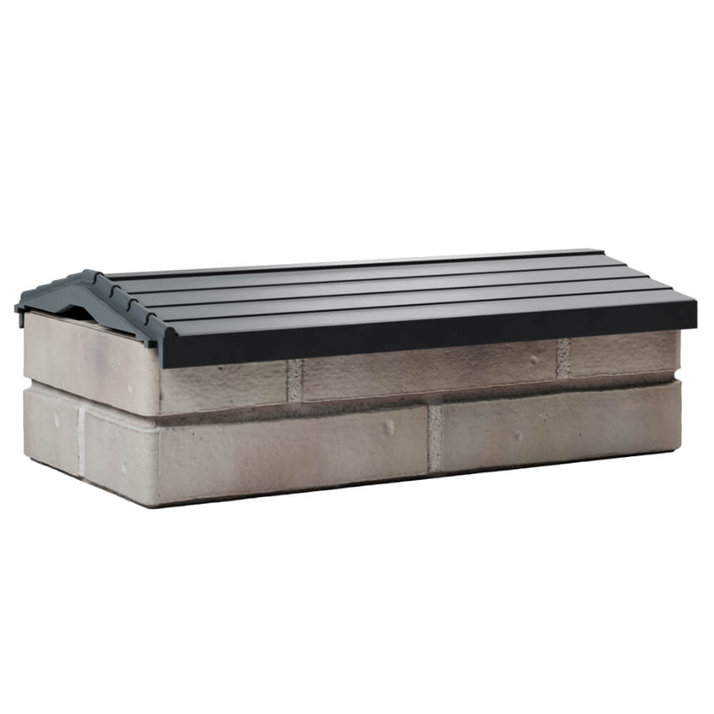 Парапет Zking Бона ХайТек Серый с посадкой на 1 кирпич (200/225/255мм) Сибай фото