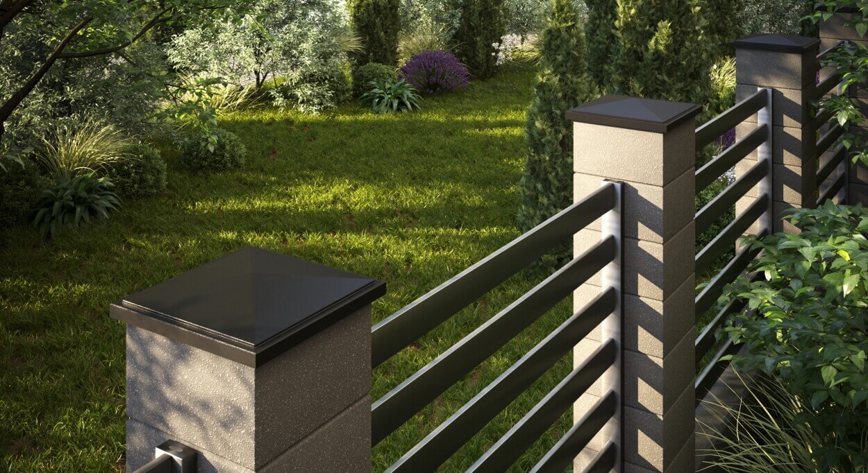 Колпак Zking БонаМоно Коричневый на столб 1.5х1.5 кирпича (385х385, 400х400мм) в Сибае фото