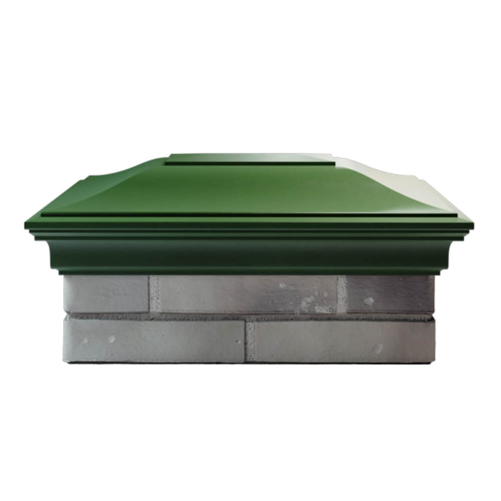 Колпак Zking Монблан Зеленый на столб 2х1.5 кирпича (515х385мм) в Сибае фото