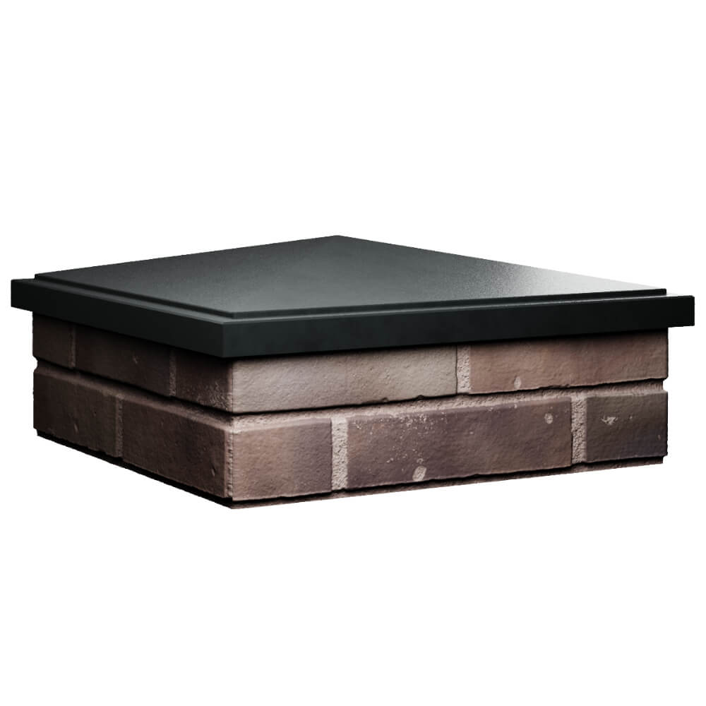 Колпак Zking БонаМоно Черный на столб 2х2 кирпича (515х515, 530х530мм) в Сибае фото