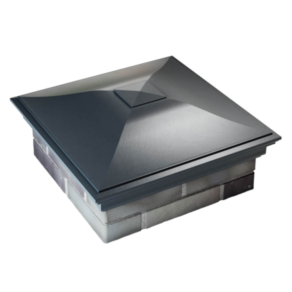 Колпак Zking Монблан Серый на столб 2х2 кирпича (515х515мм) Сибай фото