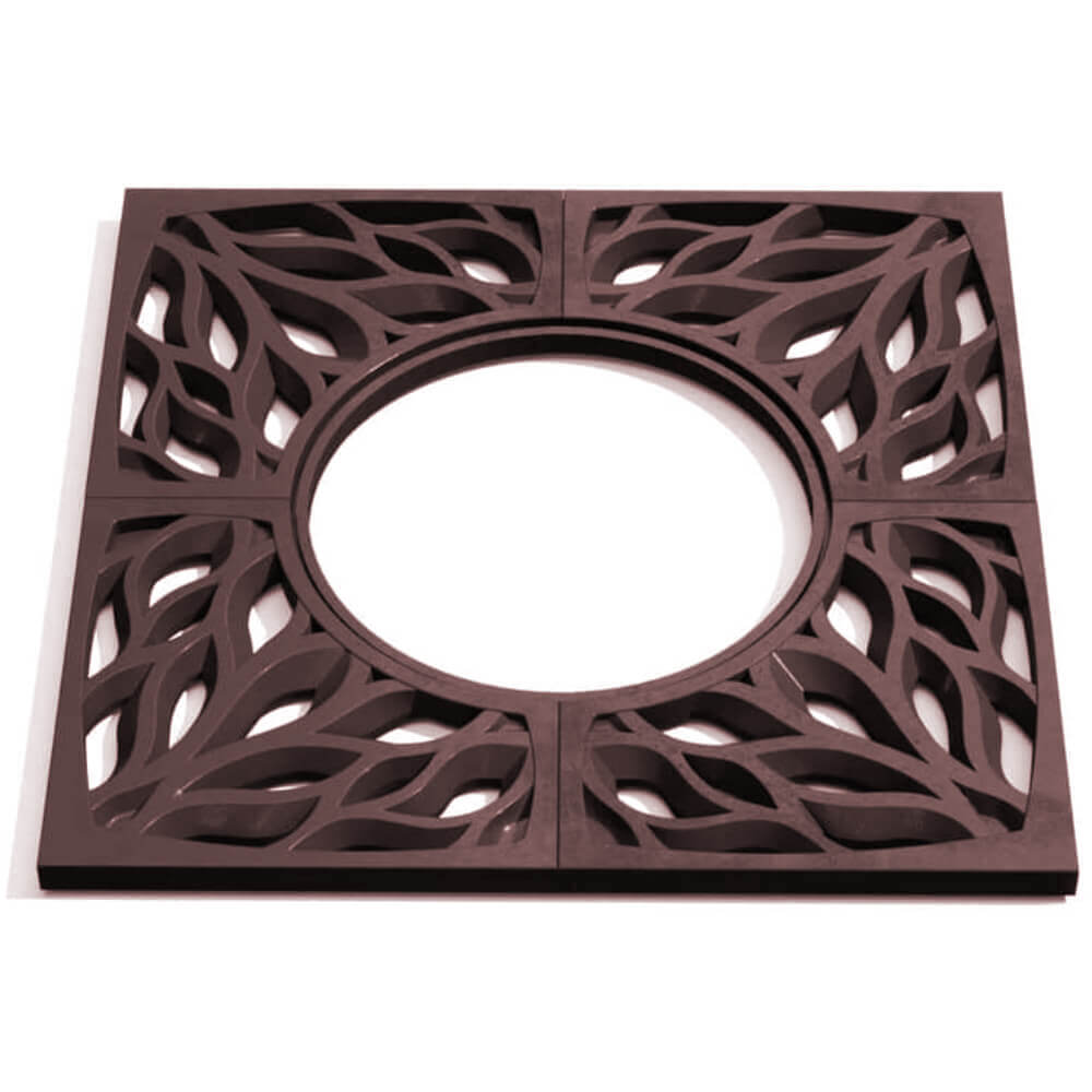 Приствольная решетка для дерева ZKING CRUST 1.2х1.2м Коричневая Сибай фото