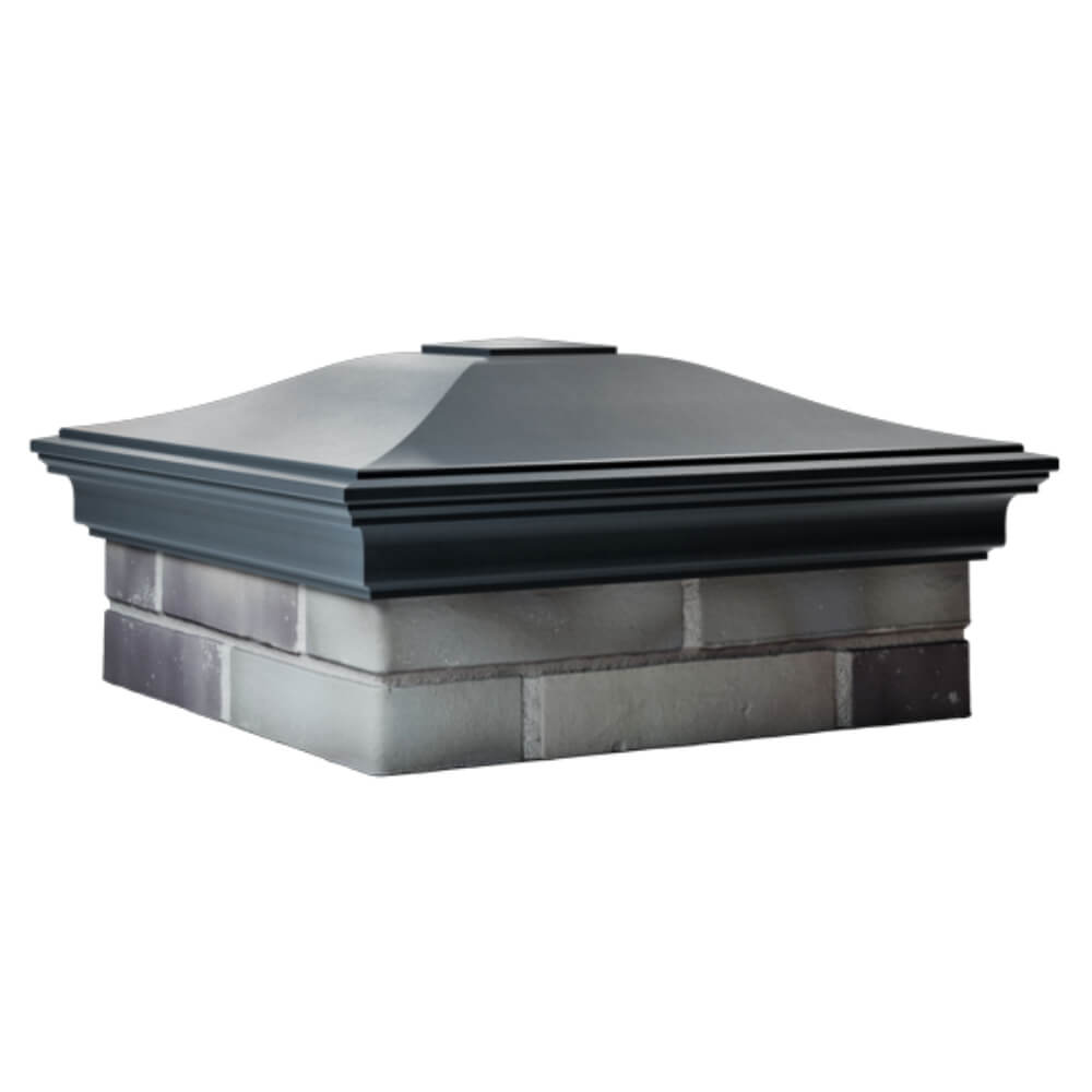 Колпак Zking Монблан Серый на столб 2х2 кирпича (515х515мм) в Сибае фото