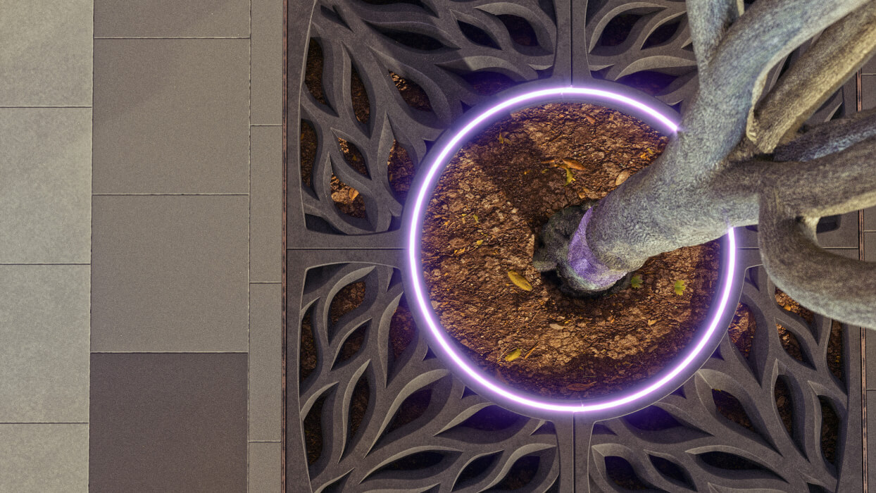 Приствольная решетка для дерева ZKING CRUST 1.2х1.2м Черная в Сибае фото