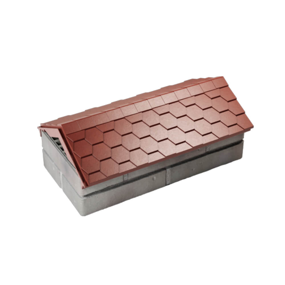 Парапет Zking Эверест Красный с посадкой на 1 кирпич (200/225/255мм) в Сибае фото