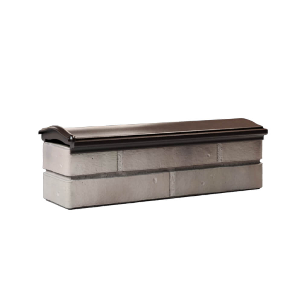 Парапет Zking Монблан Коричневый посадка на 0.5 кирпича (130мм) Сибай фото