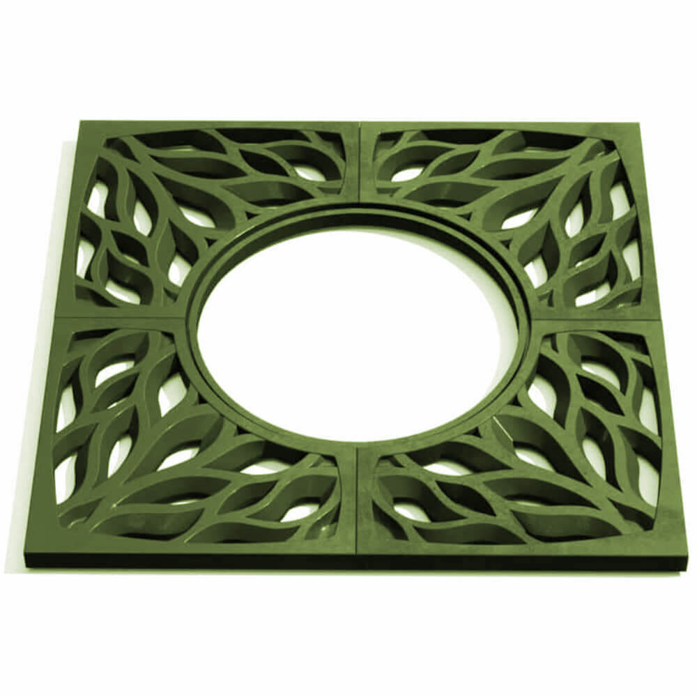 Приствольная решетка для дерева ZKING CRUST 1.2х1.2м Зеленая Сибай фото