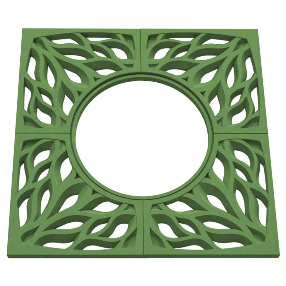 Приствольная решетка для дерева ZKING CRUST 1.2х1.2м Зеленая в Сибае фото